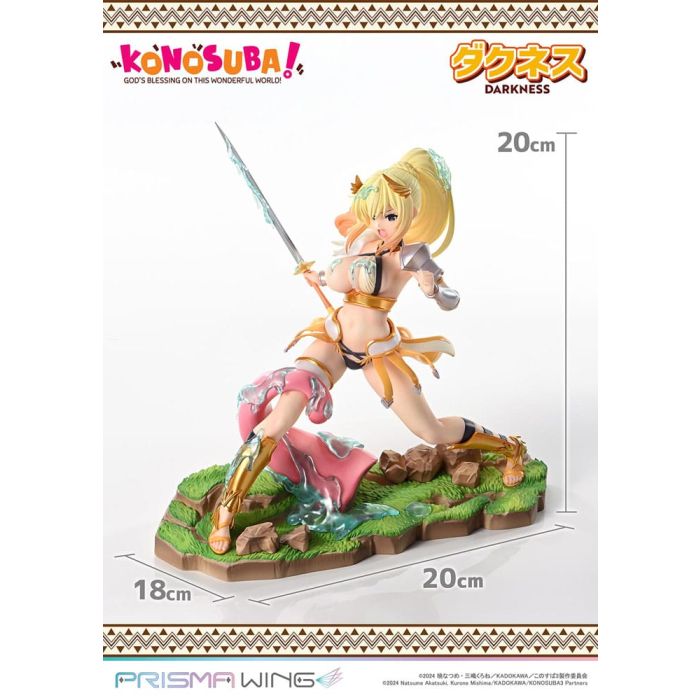 Konusuba - God's blessing on this wonderful world! Prisma Wing PVC Statue 1/7 Darkness 20 cm 