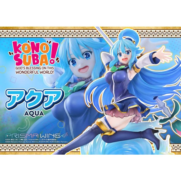 Konusuba - God's blessing on this wonderful world! Prisma Wing PVC Statue 1/7 Aqua 24 cm 