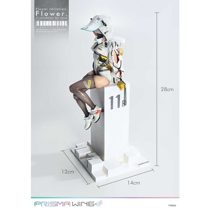 Flower Imitation Prisma Wing PVC Statue 1/7 Flower Illustration by Neco 28 cm