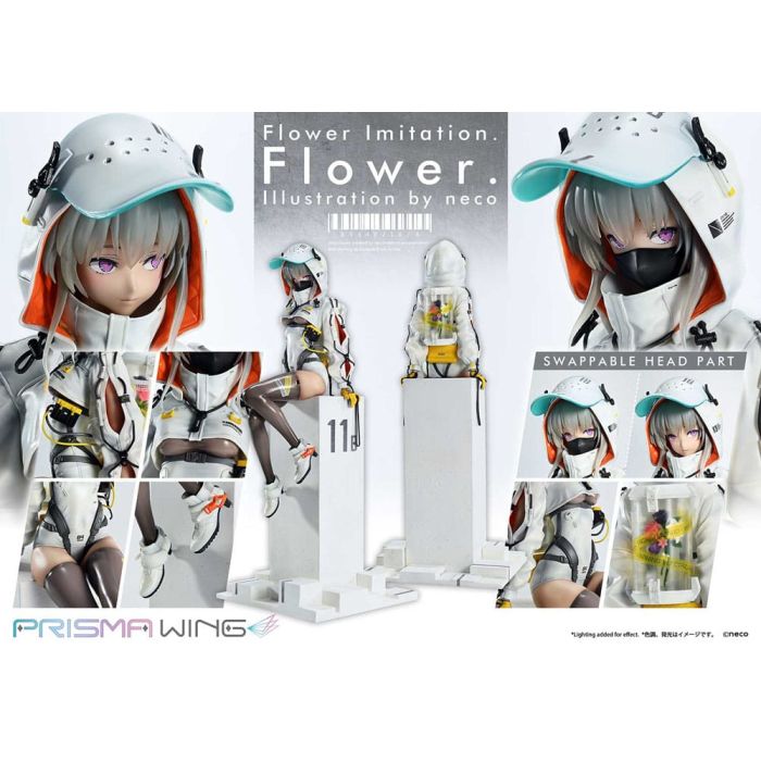 Flower Imitation Prisma Wing PVC Statue 1/7 Flower Illustration by Neco 28 cm