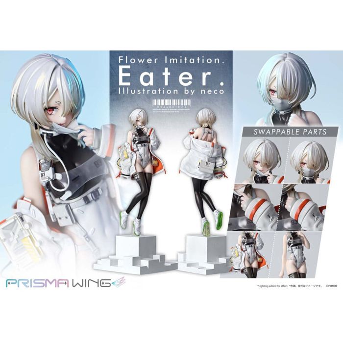 Flower Imitation Prisma Wing PVC Statue 1/7 Eater Illustration by neco 32 cm