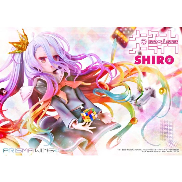 No Game No Life Prisma Wing PVC Statue 1/7 Shiro 27 cm