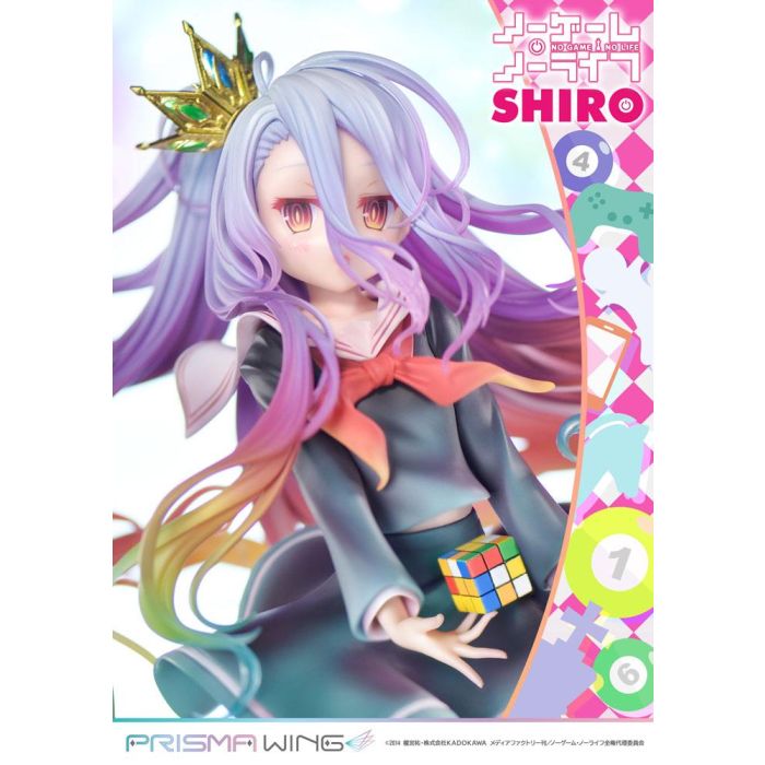 No Game No Life Prisma Wing PVC Statue 1/7 Shiro 27 cm