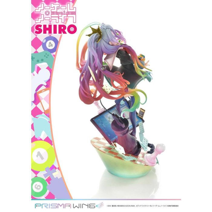 No Game No Life Prisma Wing PVC Statue 1/7 Shiro 27 cm