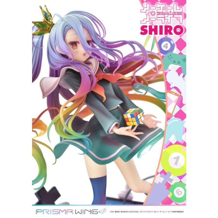 No Game No Life Prisma Wing PVC Statue 1/7 Shiro 27 cm