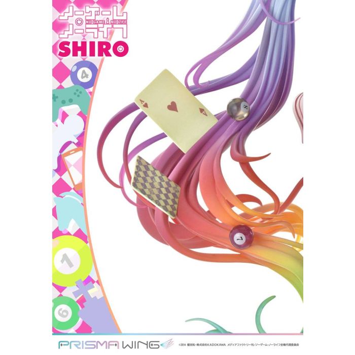 No Game No Life Prisma Wing PVC Statue 1/7 Shiro 27 cm