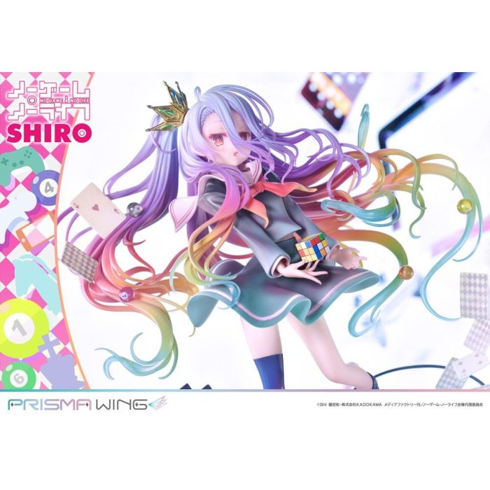 No Game No Life Prisma Wing PVC Statue 1/7 Shiro 27 cm