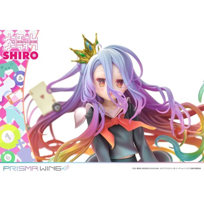 No Game No Life Prisma Wing PVC Statue 1/7 Shiro 27 cm