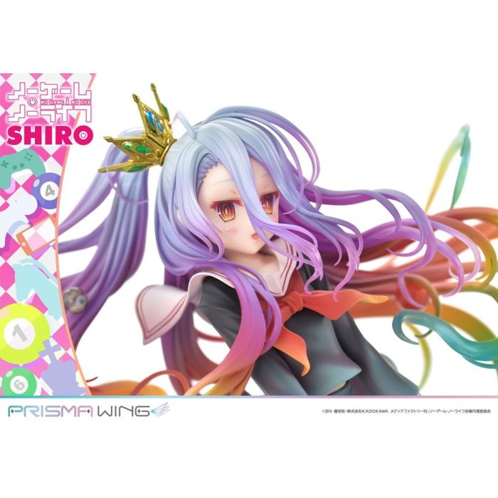 No Game No Life Prisma Wing PVC Statue 1/7 Shiro 27 cm