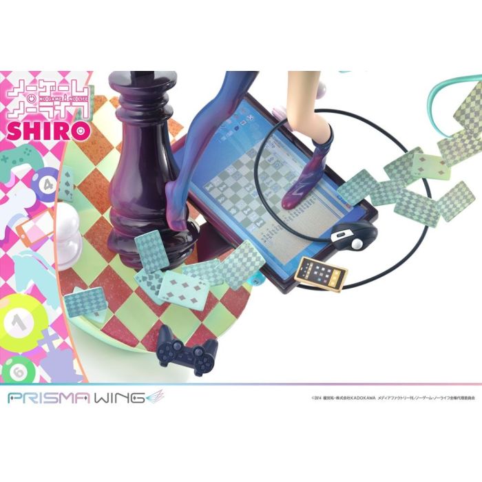 No Game No Life Prisma Wing PVC Statue 1/7 Shiro 27 cm