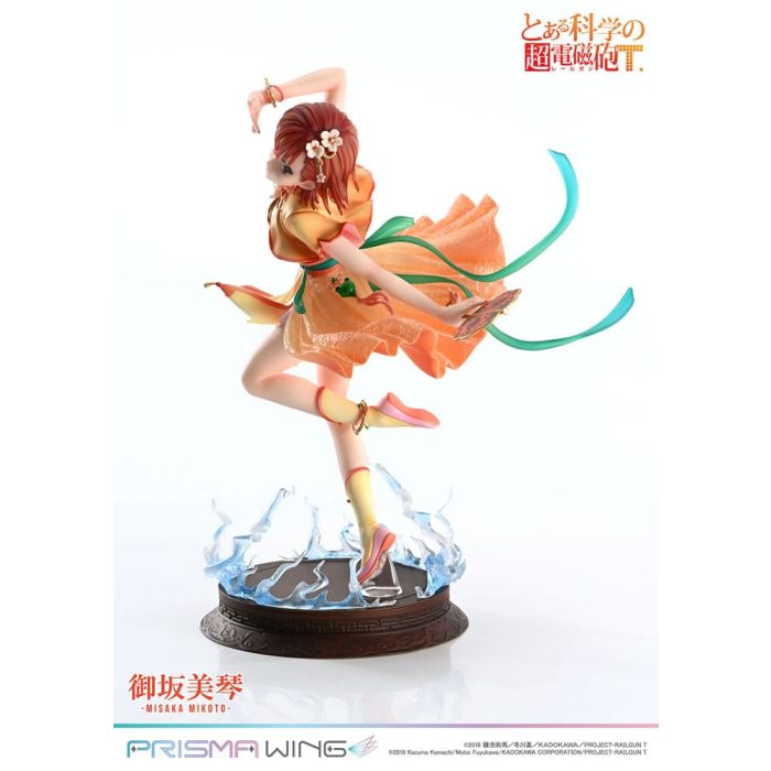 To Aru Kagaku no Railgun Prisma Wing PVC Statue 1/7 Misaka Mikoto 22 cm