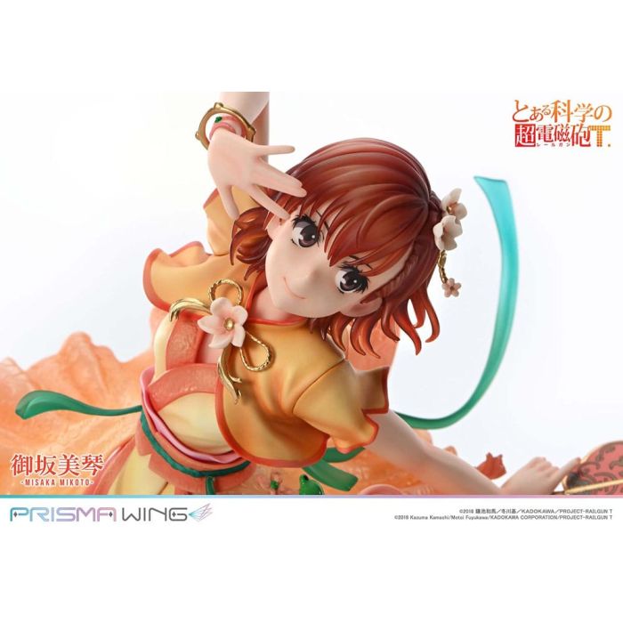 To Aru Kagaku no Railgun Prisma Wing PVC Statue 1/7 Misaka Mikoto 22 cm