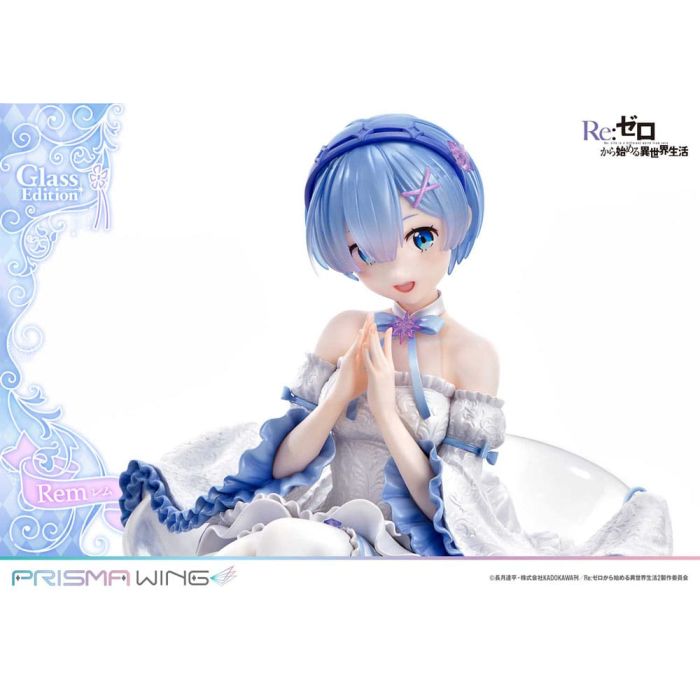 Re:Zero - Starting Life in Another World Prisma Wing PVC Statue 1/7 Rem Glass Edition 23 cm