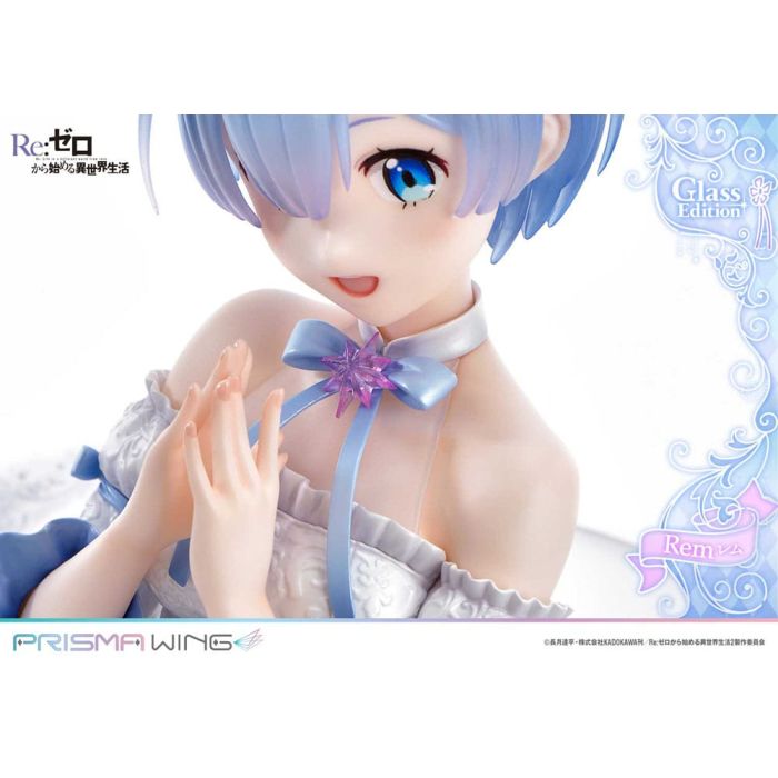 Re:Zero - Starting Life in Another World Prisma Wing PVC Statue 1/7 Rem Glass Edition 23 cm