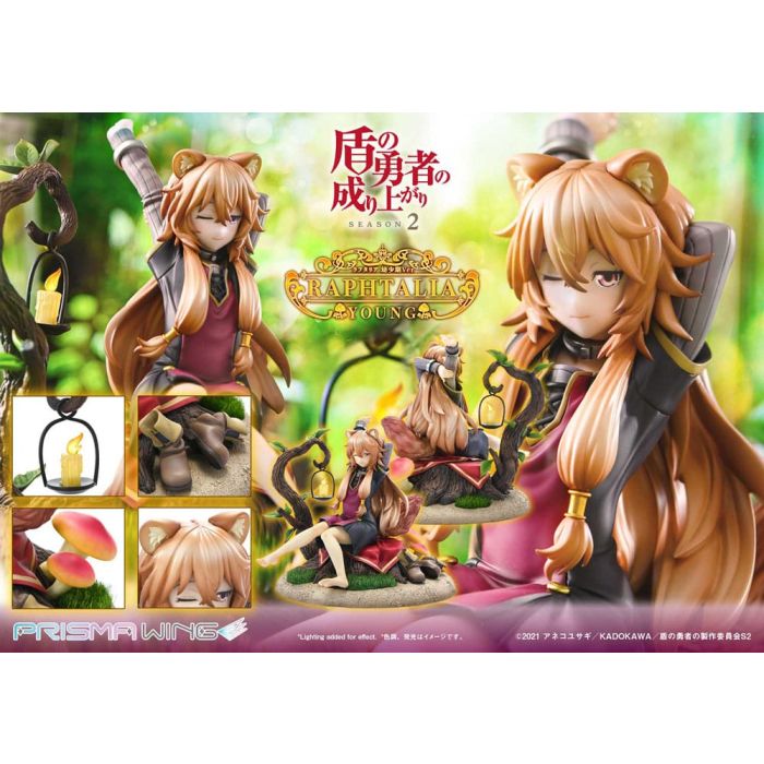 The Rising of the shield Hero Season 2 Prisma Wing PVC Statue 1/7 Raphtalia Young Version 15 cm