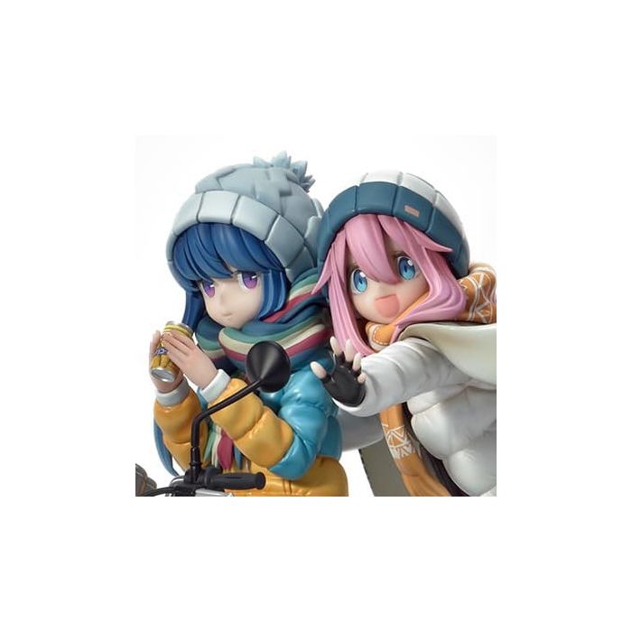 Laid-Back Camp Prisma Wing PVC Statue 1/7 Nadeshiko Kagamihara & Rin Shima 24 cm