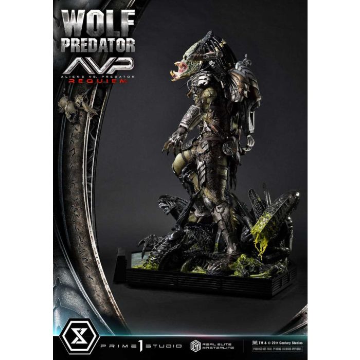 Alien vs. Predator Real Elite Masterline Series Statue 1/3 Requiem Wolf Predator 95 cm