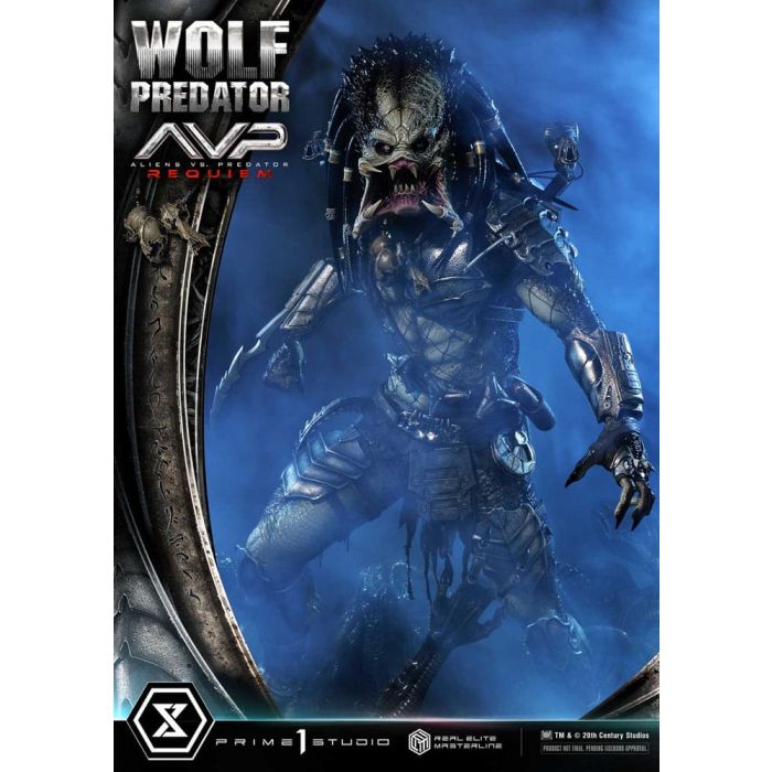 Alien vs. Predator Real Elite Masterline Series Statue 1/3 Requiem Wolf Predator 95 cm