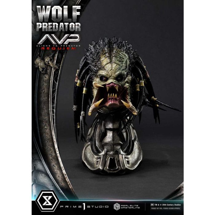 Alien vs. Predator Real Elite Masterline Series Statue 1/3 Requiem Wolf Predator 95 cm