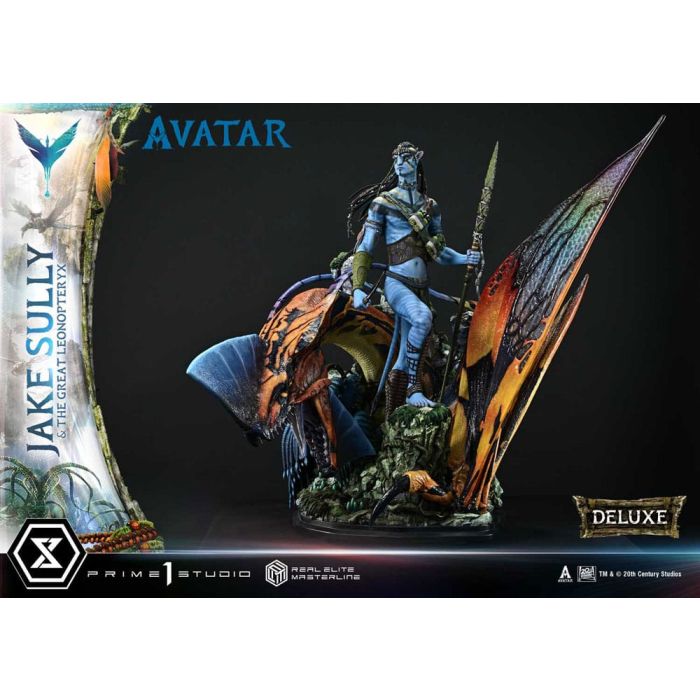 Avatar (Film) Real Elite Masterline Series Statue 1/4 Jake Sully & The Great Leonopteryx Deluxe Ver. 87 cm 