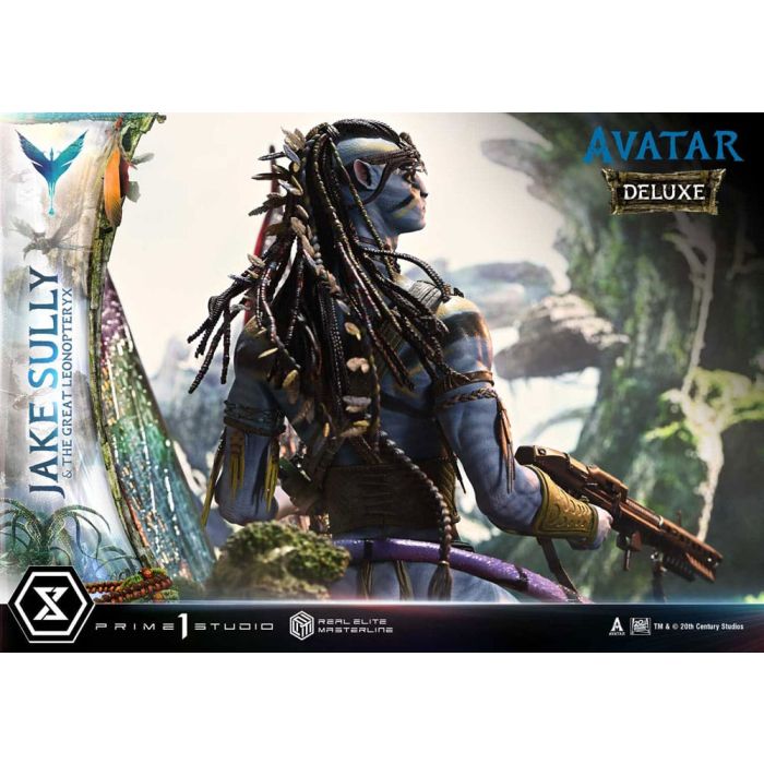 Avatar (Film) Real Elite Masterline Series Statue 1/4 Jake Sully & The Great Leonopteryx Deluxe Ver. 87 cm 