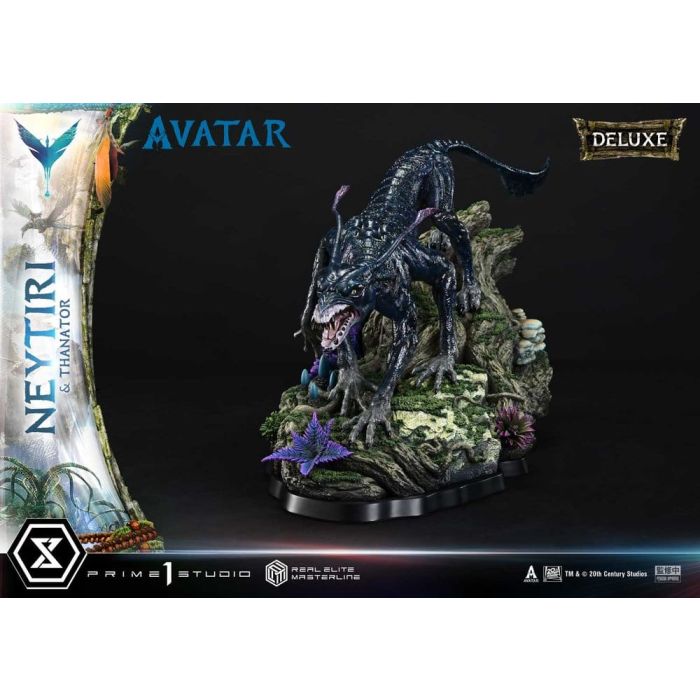 Avatar (Film) Real Elite Masterline Series Statue 1/4 Neytiri & Thanator Deluxe Version 75 cm