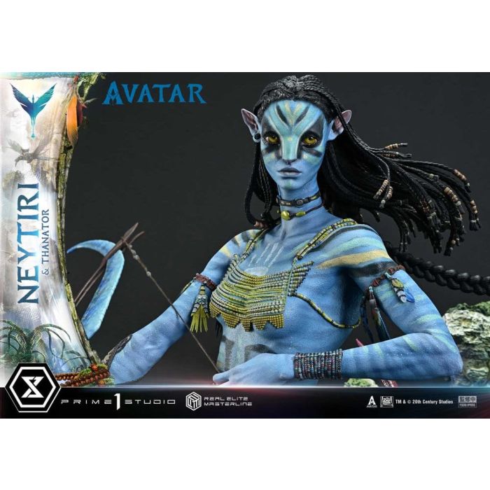Avatar (Film) Real Elite Masterline Series Statue 1/4 Neytiri & Thanator Deluxe Version 75 cm