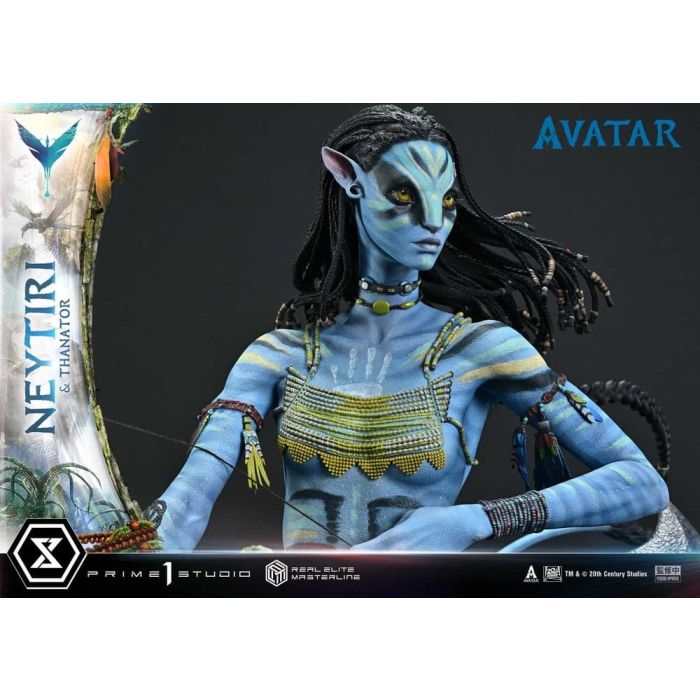 Avatar (Film) Real Elite Masterline Series Statue 1/4 Neytiri & Thanator Deluxe Version 75 cm