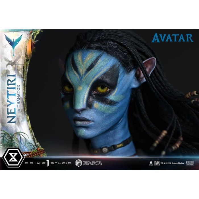 Avatar (Film) Real Elite Masterline Series Statue 1/4 Neytiri & Thanator Deluxe Version 75 cm