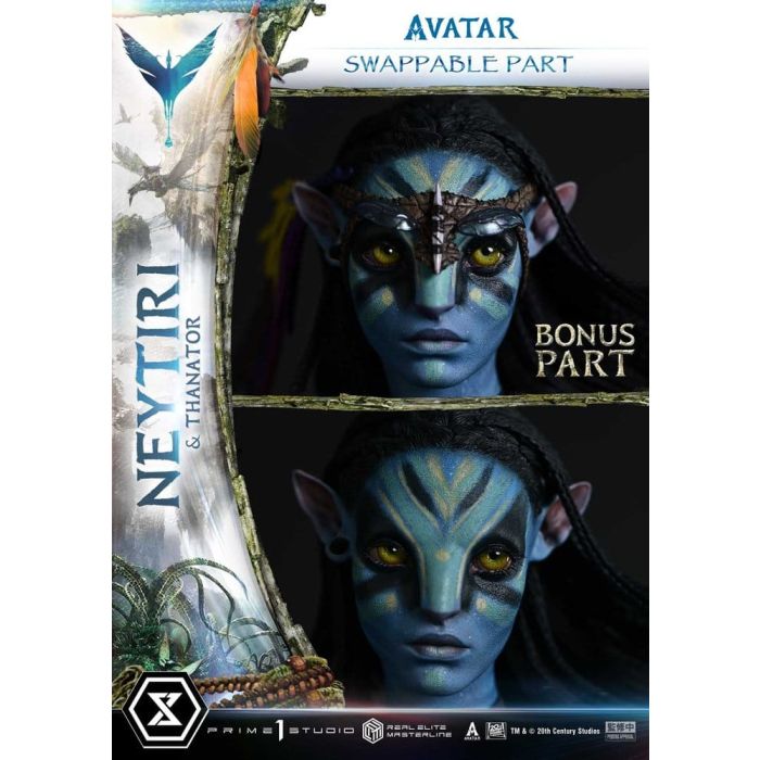 Avatar (Film) Real Elite Masterline Series Statue 1/4 Neytiri & Thanator Deluxe Bonus Version 75 cm 