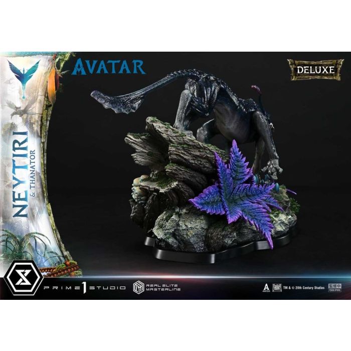 Avatar (Film) Real Elite Masterline Series Statue 1/4 Neytiri & Thanator Deluxe Bonus Version 75 cm 