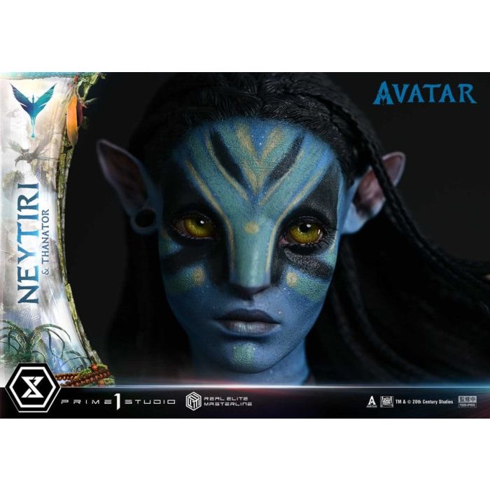Avatar (Film) Real Elite Masterline Series Statue 1/4 Neytiri & Thanator Deluxe Bonus Version 75 cm 