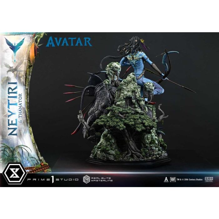 Avatar (Film) Real Elite Masterline Series Statue 1/4 Neytiri & Thanator Deluxe Bonus Version 75 cm 