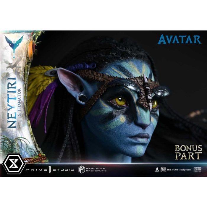 Avatar (Film) Real Elite Masterline Series Statue 1/4 Neytiri & Thanator Deluxe Bonus Version 75 cm 