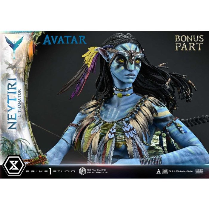 Avatar (Film) Real Elite Masterline Series Statue 1/4 Neytiri & Thanator Deluxe Bonus Version 75 cm 