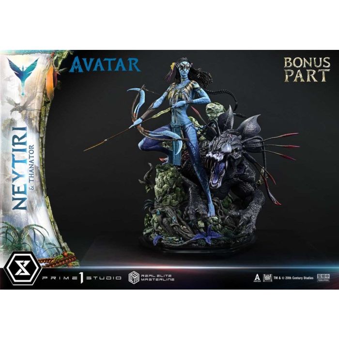 Avatar (Film) Real Elite Masterline Series Statue 1/4 Neytiri & Thanator Deluxe Bonus Version 75 cm 