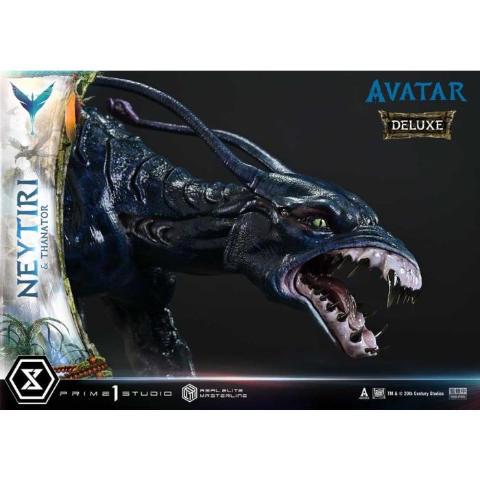 Avatar (Film) Real Elite Masterline Series Statue 1/4 Neytiri & Thanator Deluxe Bonus Version 75 cm 
