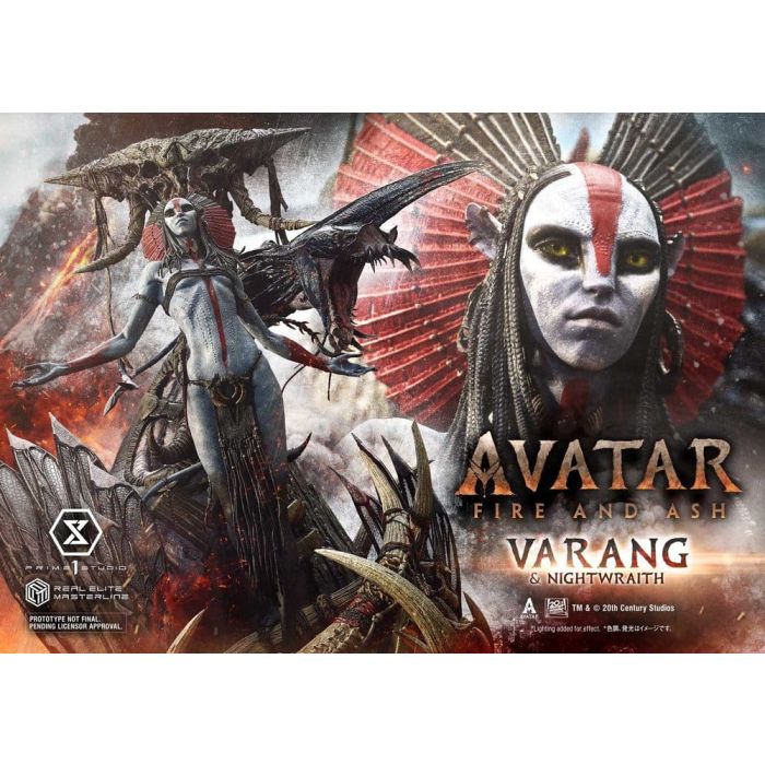 Avatar: Fire and Ash (Film) Real Elite Masterline Series Statue 1/4 Varang & Nightwraith Avatar Legacy Collection 96 cm