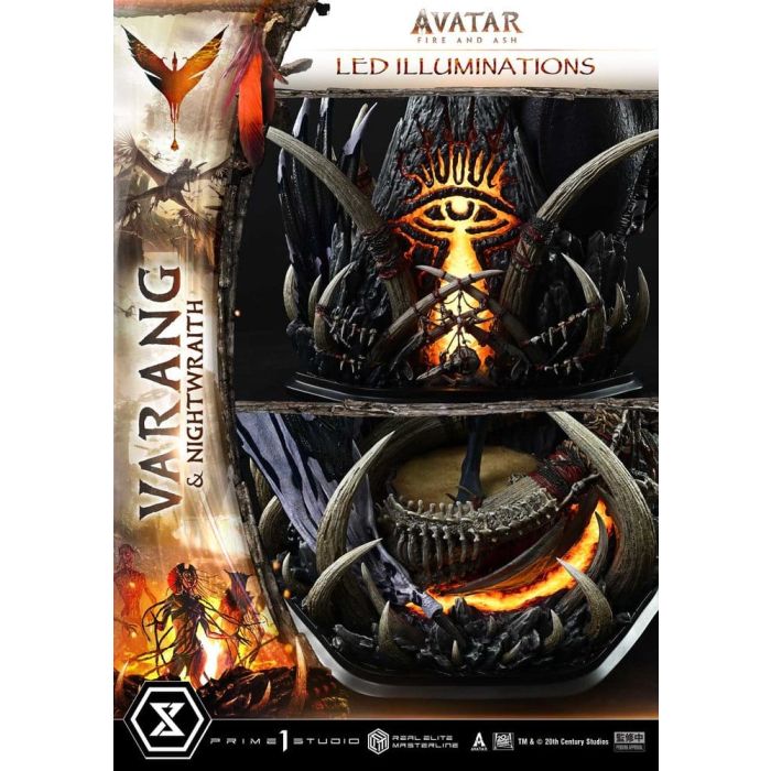 Avatar: Fire and Ash (Film) Real Elite Masterline Series Statue 1/4 Varang & Nightwraith Avatar Legacy Collection 96 cm