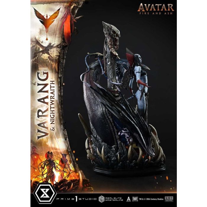 Avatar: Fire and Ash (Film) Real Elite Masterline Series Statue 1/4 Varang & Nightwraith Avatar Legacy Collection 96 cm