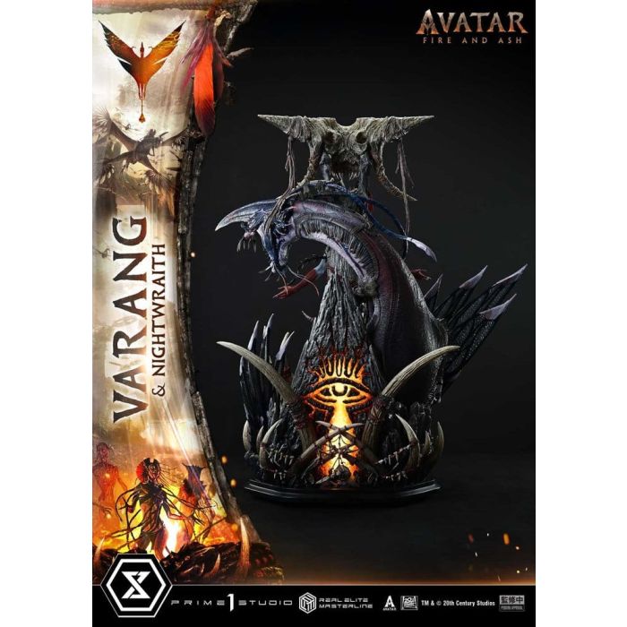 Avatar: Fire and Ash (Film) Real Elite Masterline Series Statue 1/4 Varang & Nightwraith Avatar Legacy Collection 96 cm