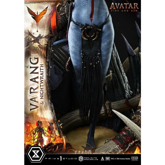 Avatar: Fire and Ash (Film) Real Elite Masterline Series Statue 1/4 Varang & Nightwraith Avatar Legacy Collection 96 cm