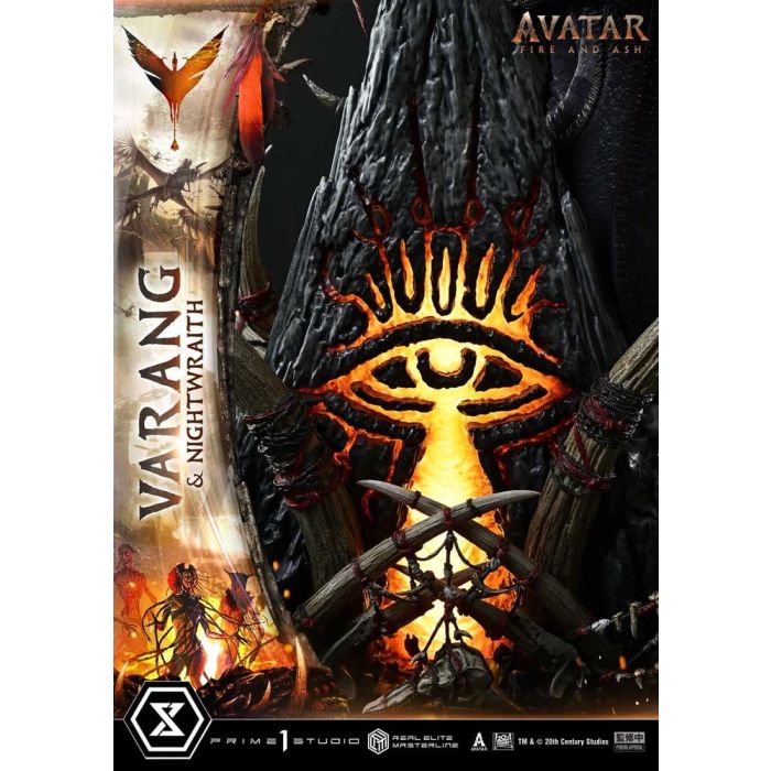 Avatar: Fire and Ash (Film) Real Elite Masterline Series Statue 1/4 Varang & Nightwraith Avatar Legacy Collection 96 cm
