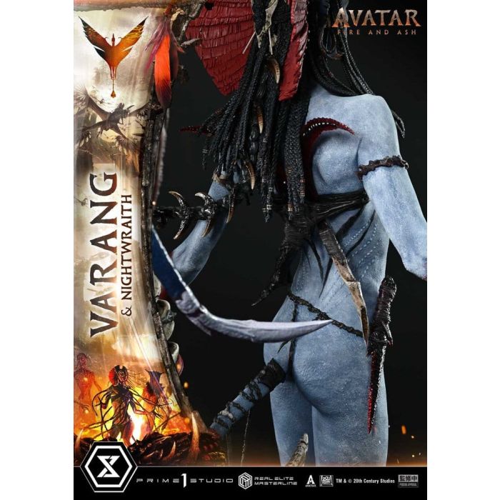 Avatar: Fire and Ash (Film) Real Elite Masterline Series Statue 1/4 Varang & Nightwraith Avatar Legacy Collection 96 cm