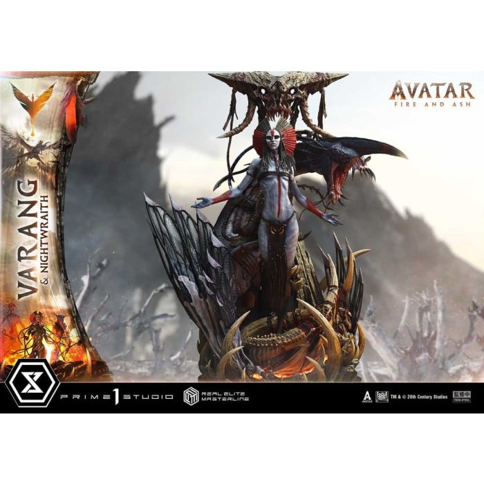Avatar: Fire and Ash (Film) Real Elite Masterline Series Statue 1/4 Varang & Nightwraith Avatar Legacy Collection 96 cm