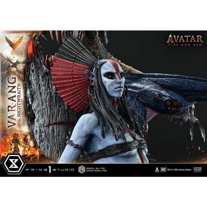 Avatar: Fire and Ash (Film) Real Elite Masterline Series Statue 1/4 Varang & Nightwraith Avatar Legacy Collection 96 cm