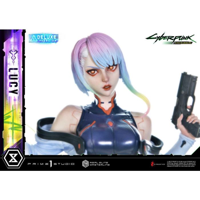 Cyberpunk: Edgerunners Real Elite Masterline Series Statue 1/4 Lucy Deluxe Version 50 cm