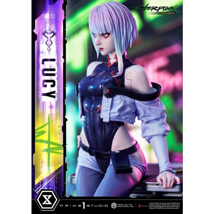 Cyberpunk: Edgerunners Real Elite Masterline Series Statue 1/4 Lucy Deluxe Version 50 cm