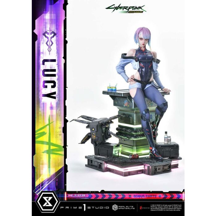 Cyberpunk: Edgerunners Real Elite Masterline Series Statue 1/4 Deluxe Bonus Version 50 cm