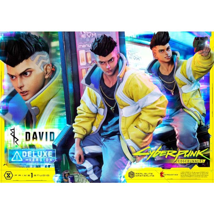 Cyberpunk: Edgerunners Real Elite Masterline Series Statue 1/4 David Bonus Version 58 cm 